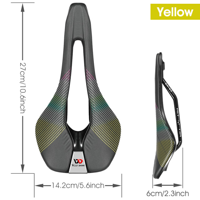 WEST BIKING Professional Road Bike Saddle Ultra Light